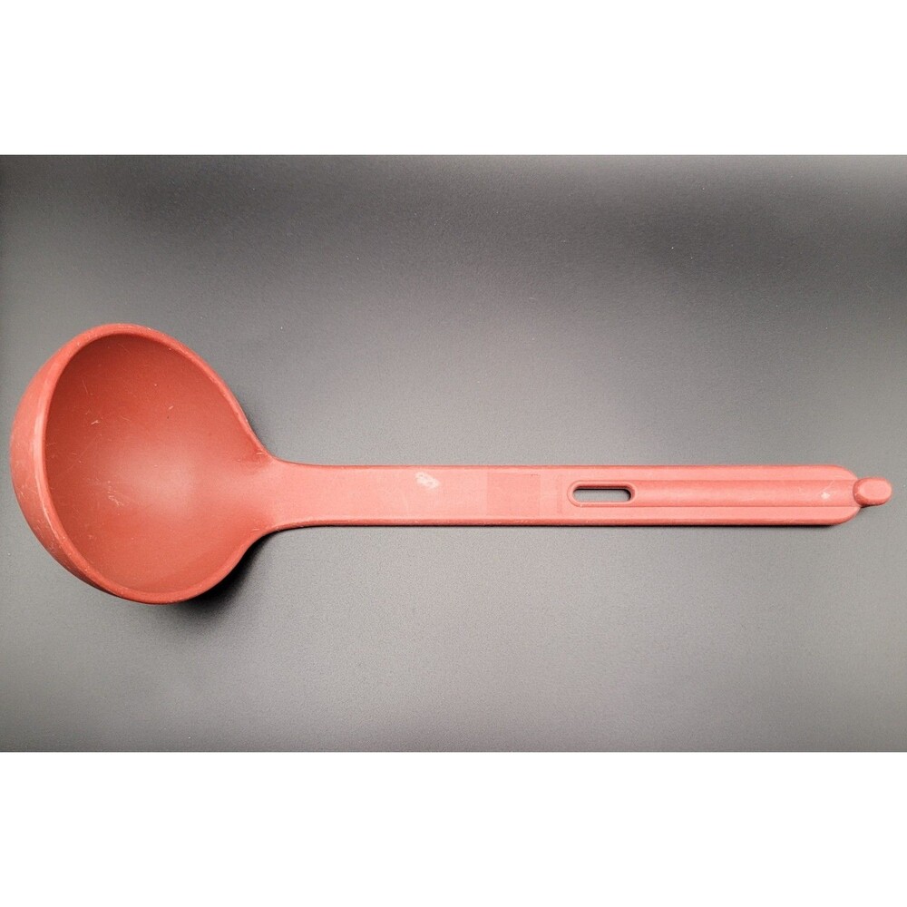 Tupperware Kitchen Duos Replacement Cooking Utensil Ladle Soup Scoop Spoon Red